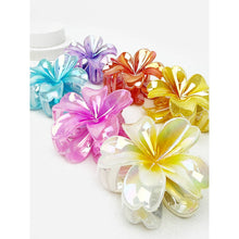 Load image into Gallery viewer, Colorful Hawaiian Flower Hair Claw Shiny
