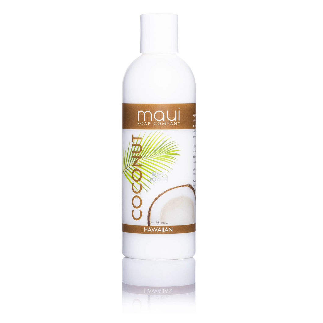 Coconut Body Lotion w/ Avocado Oil, Cucumber & Vit. E, 8 oz