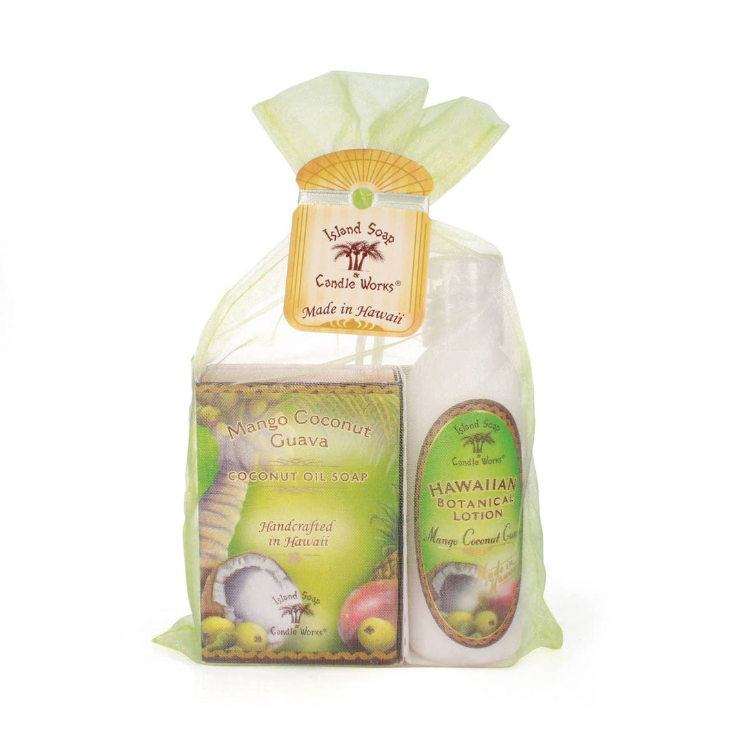 Mango Coconut Guava Organza Gift Bag